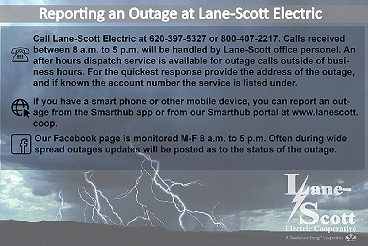 Outage Center LaneScott Electric Cooperative